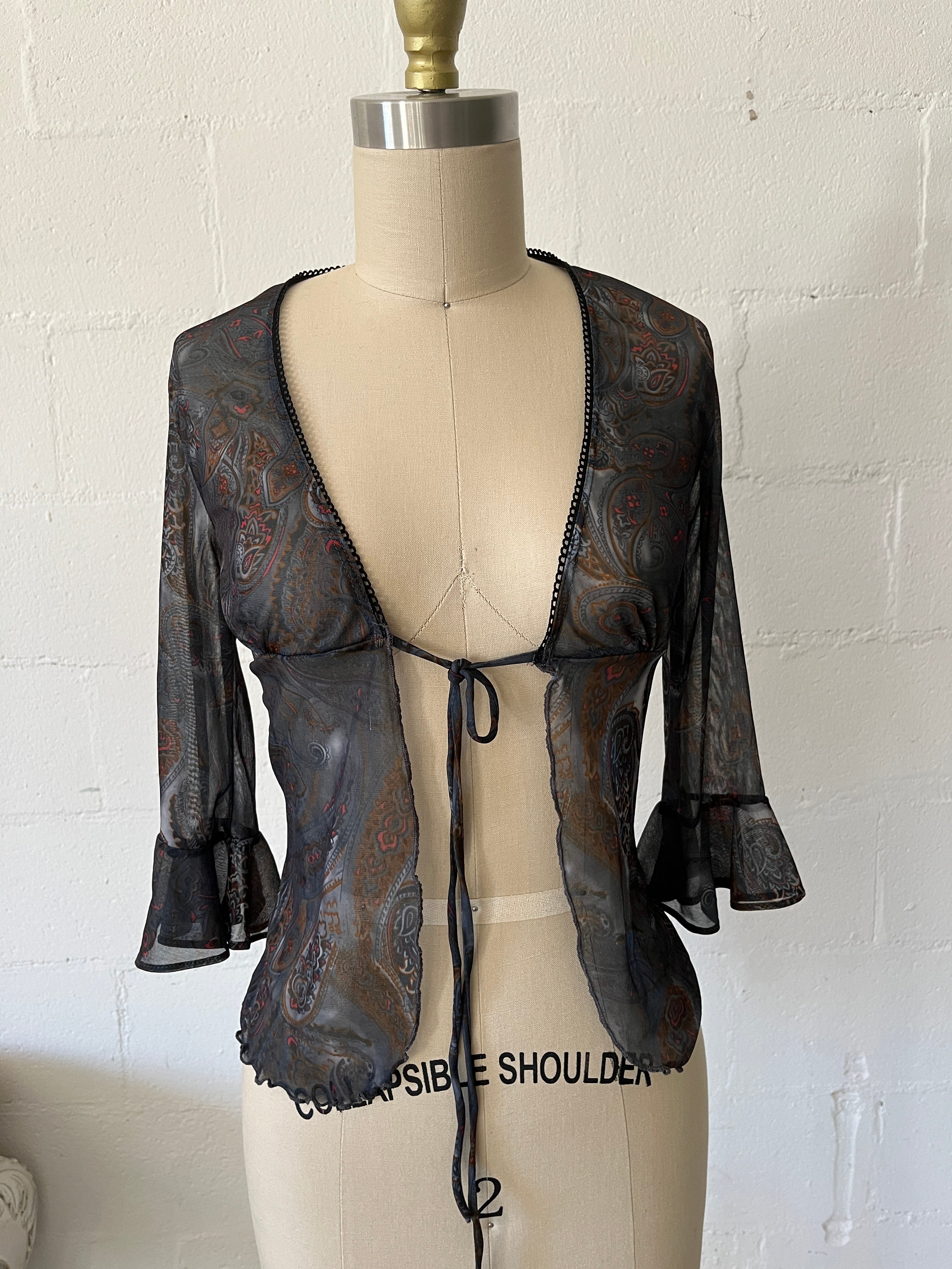 mesh tie top
