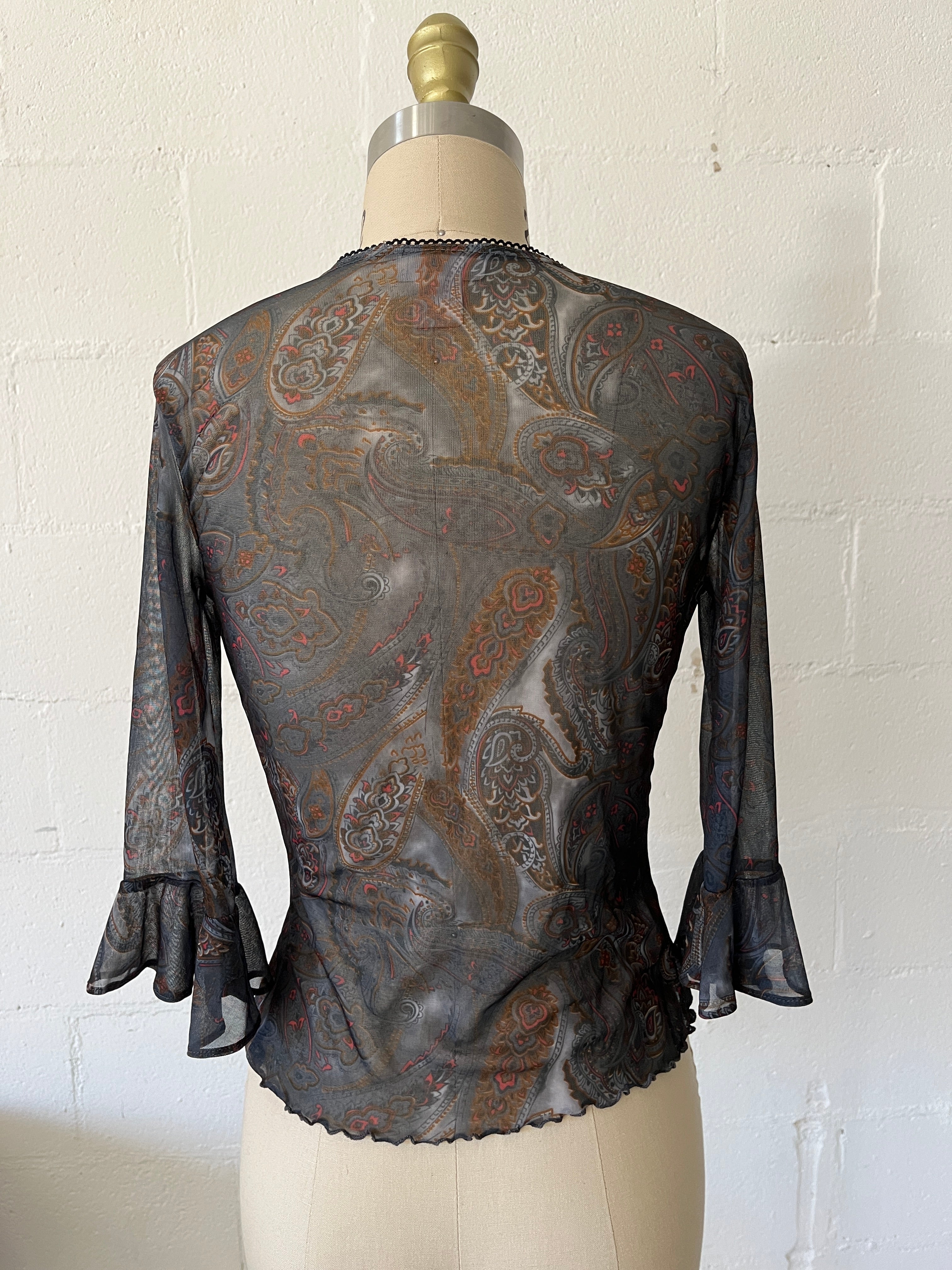 mesh tie top