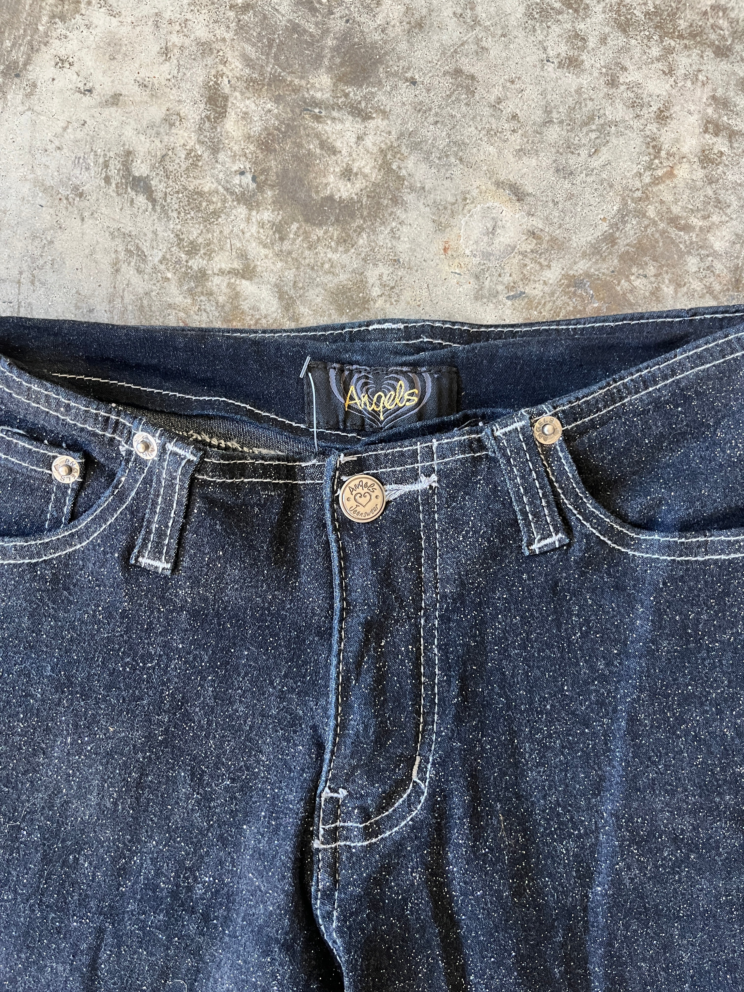 sparkle angel jeans
