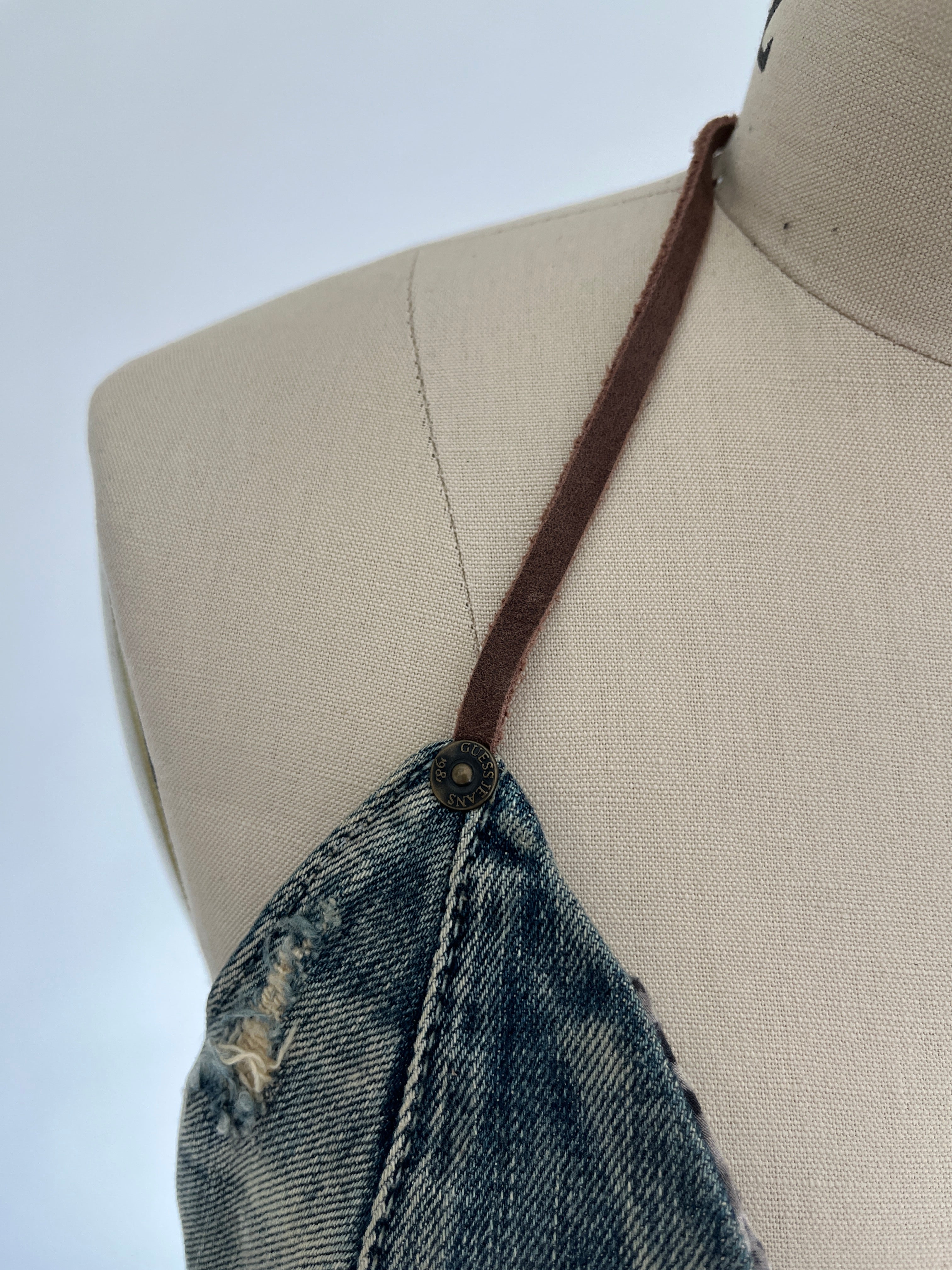 GUESS DENIM BIKINI TOP