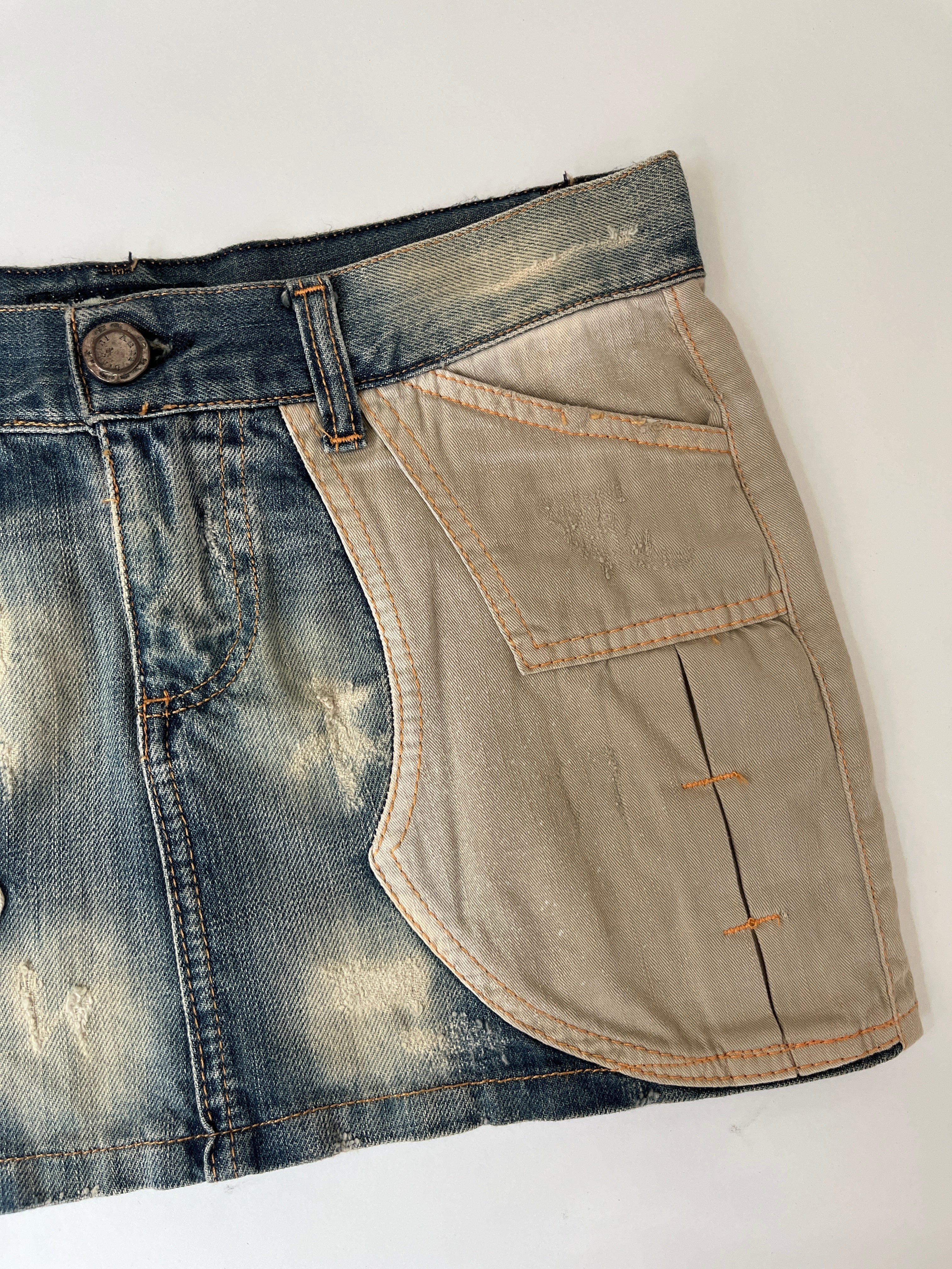 CARGO DENIM MINI