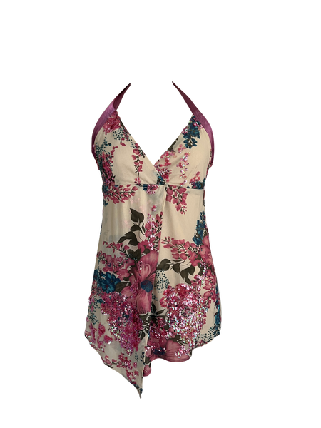beaded halter top