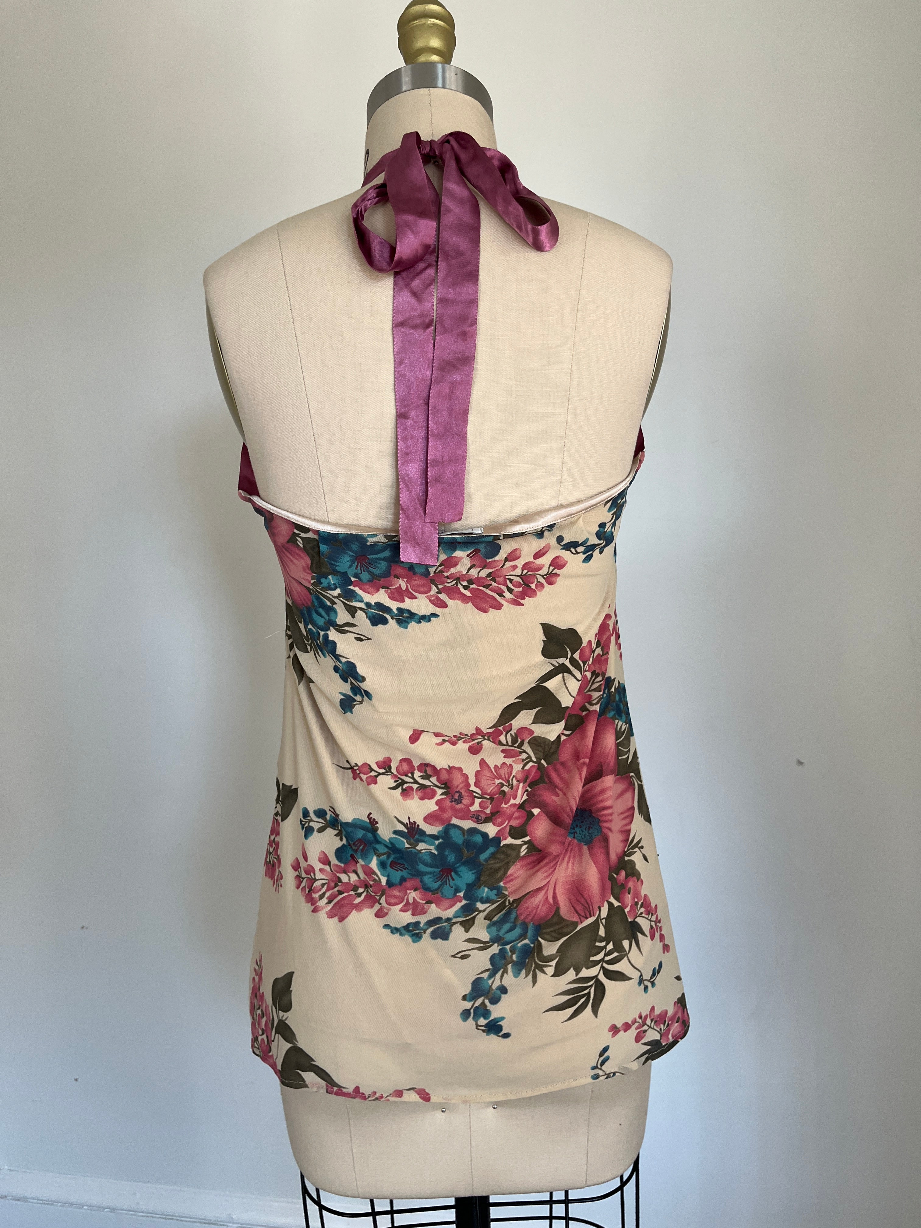 beaded halter top
