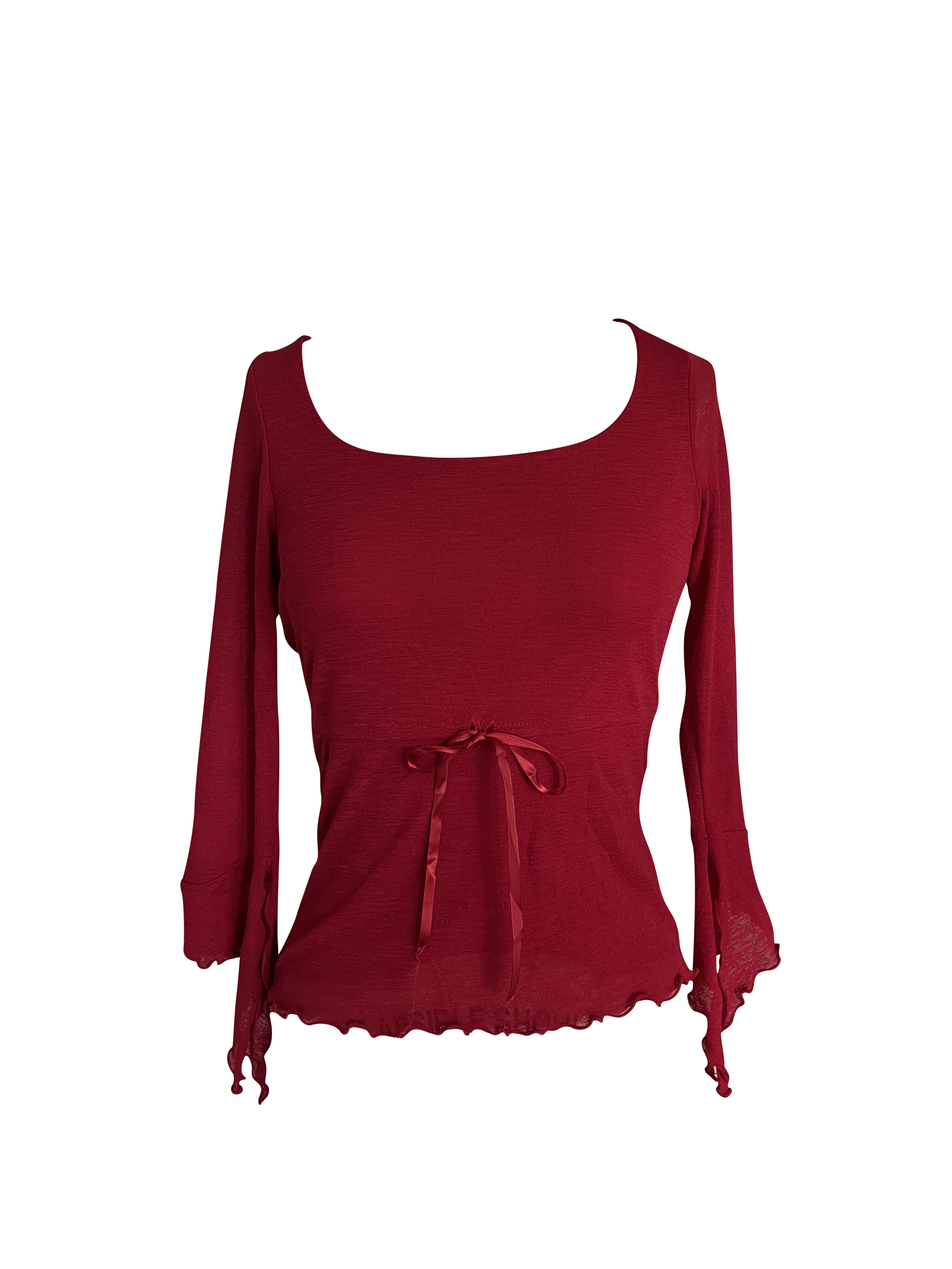 red mesh top