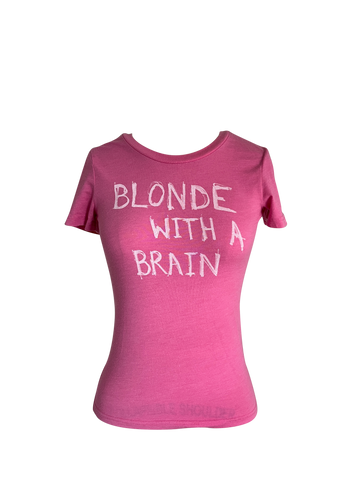 blonde with a brain