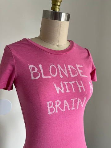 blonde with a brain