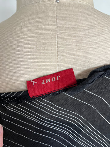 black striped babydoll