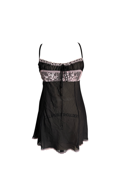 victorias secret silk babydoll dress