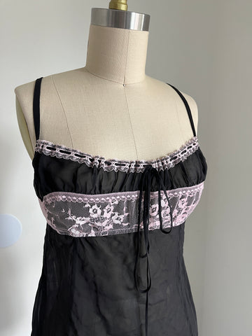 victorias secret silk babydoll dress