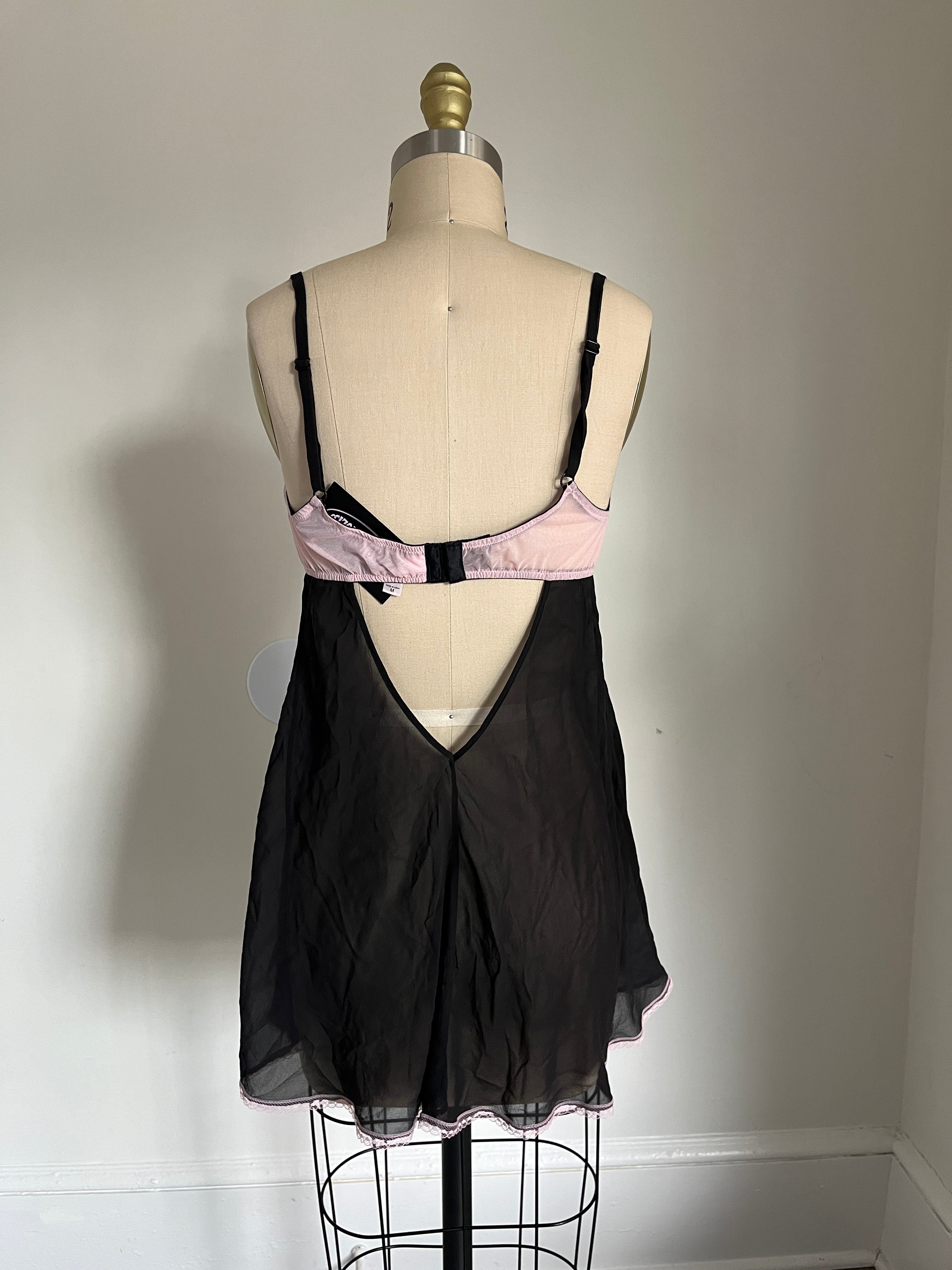 victorias secret silk babydoll dress