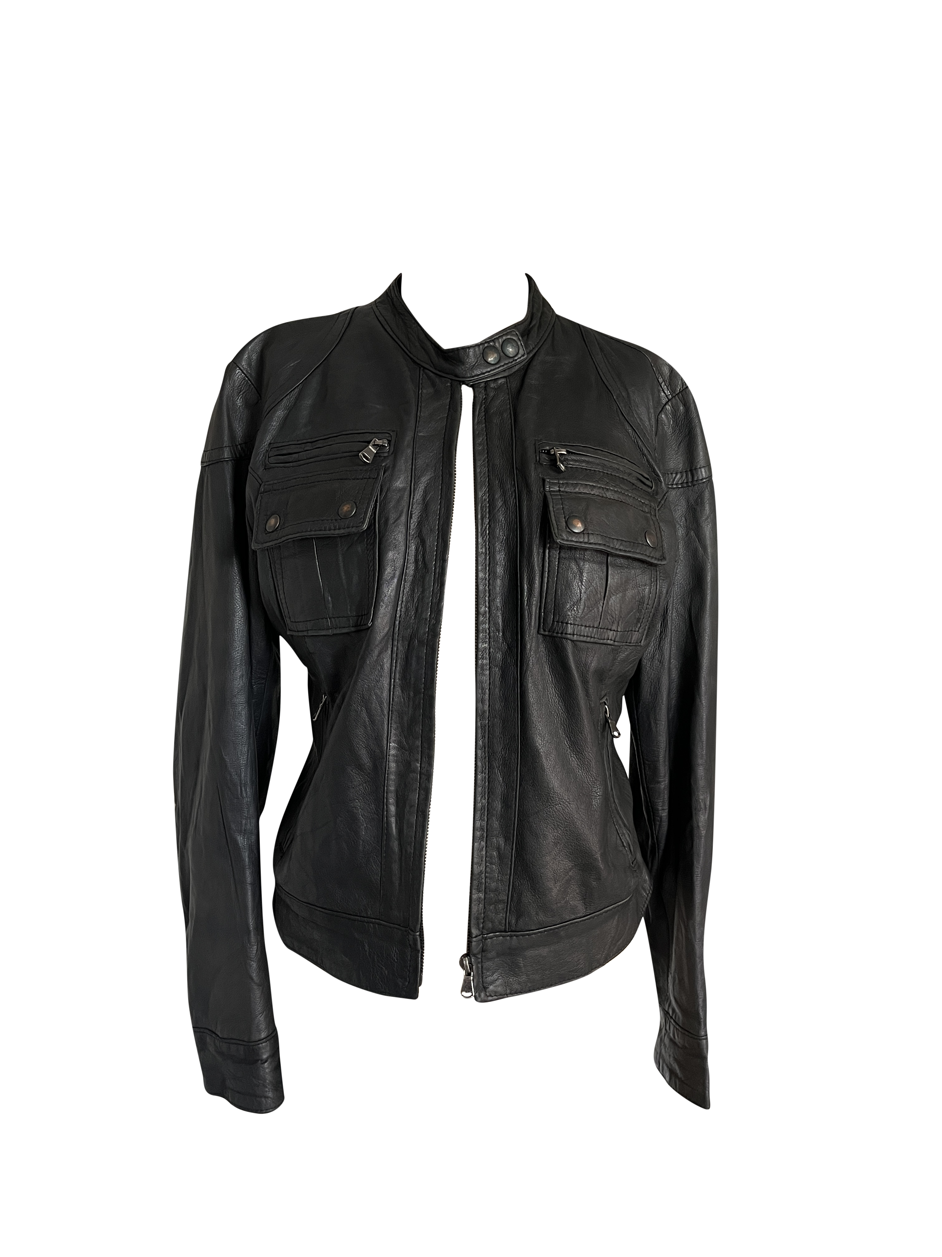 euro leather moto jacket