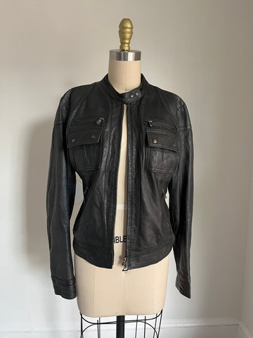 euro leather moto jacket