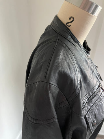 euro leather moto jacket