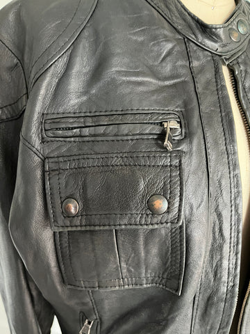 euro leather moto jacket