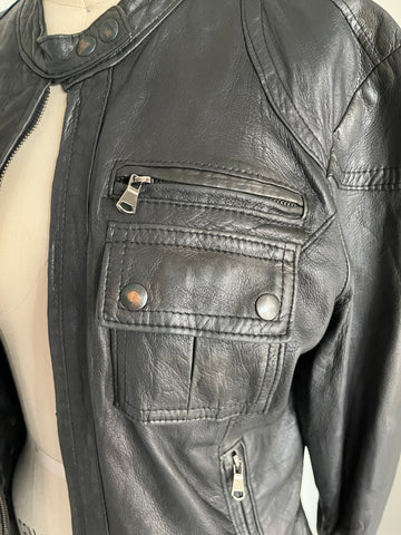 euro leather moto jacket