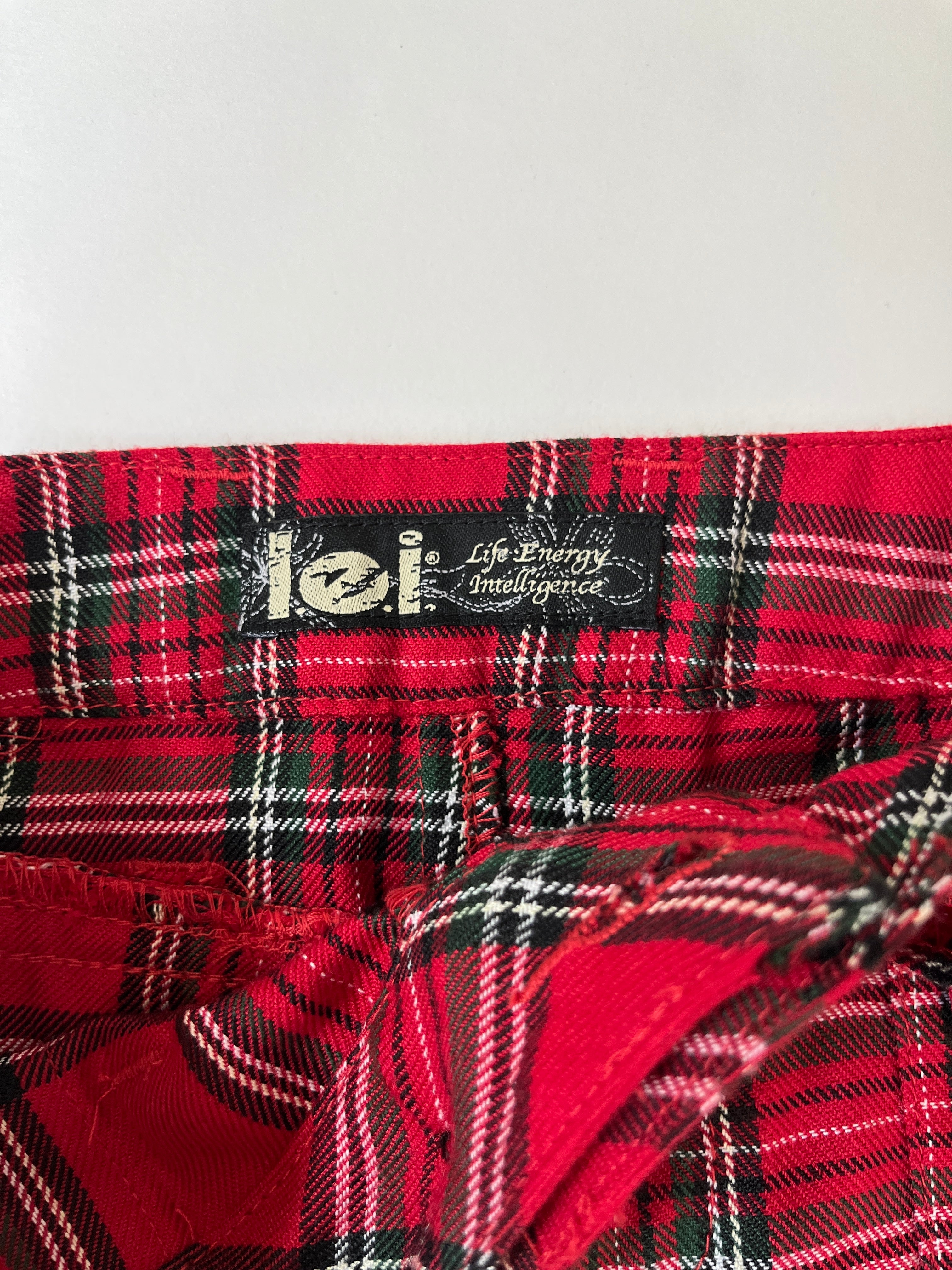 LEI PLAID MINI SKIRT