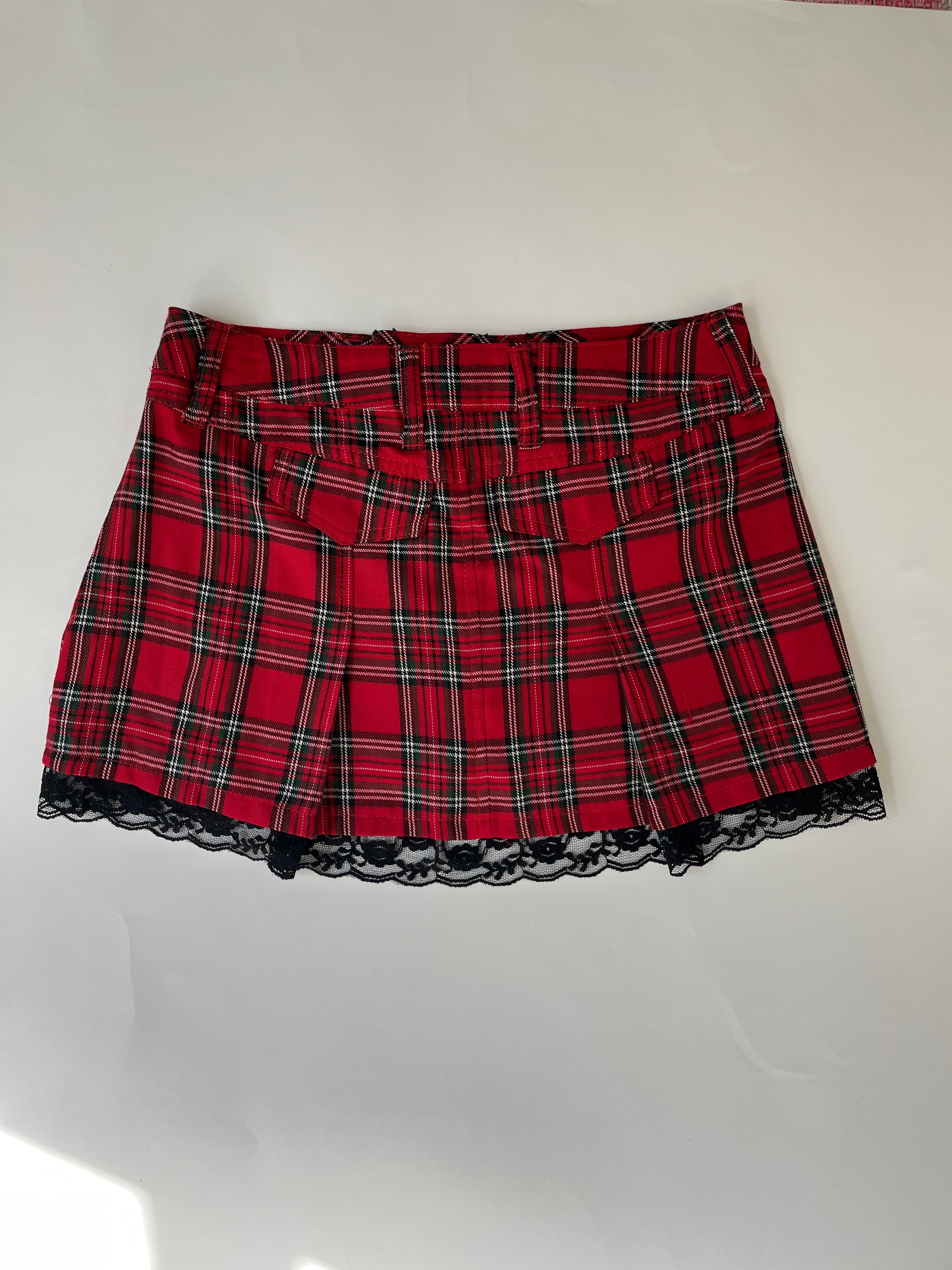 LEI PLAID MINI SKIRT