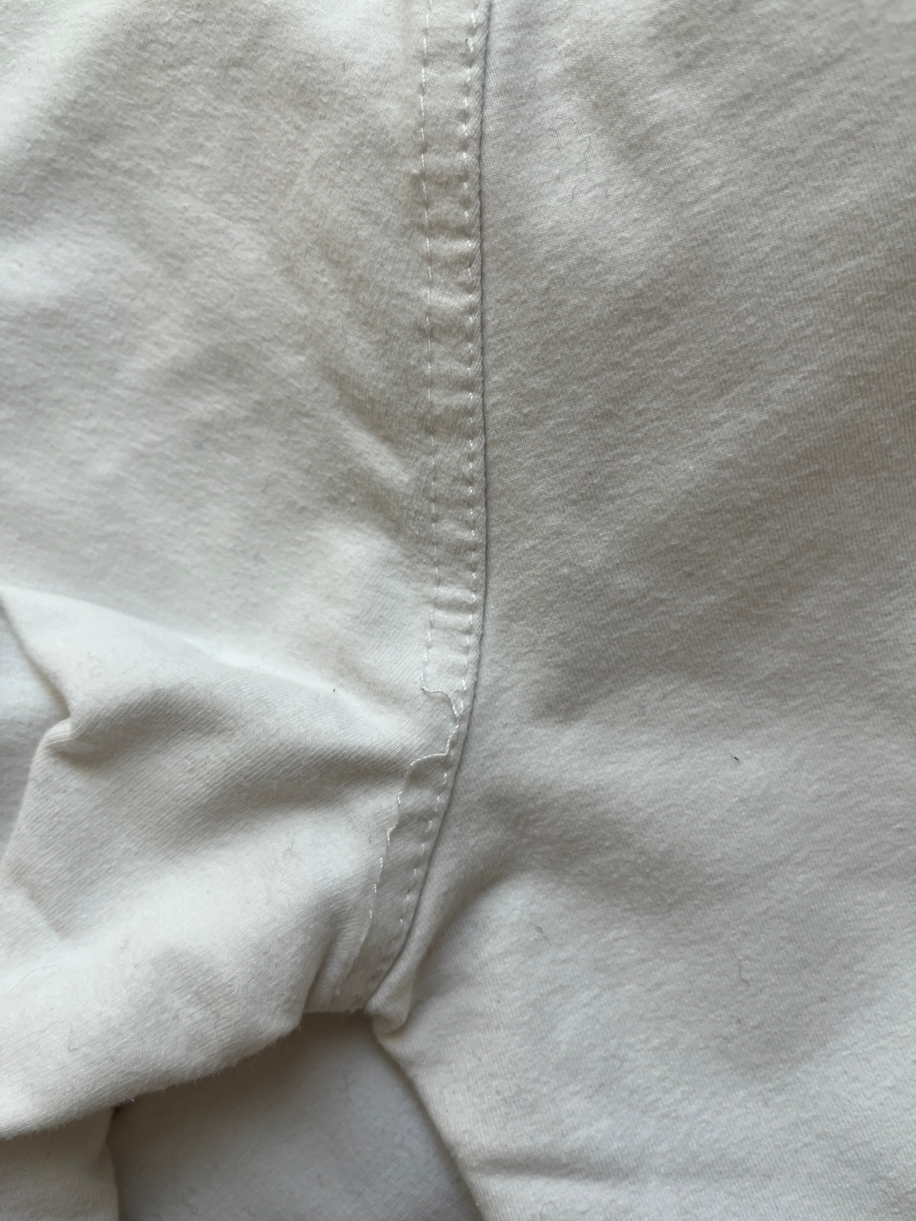 LOWRISE WHITE FLARE PANTS