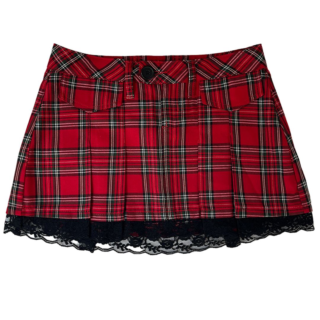LEI PLAID MINI SKIRT