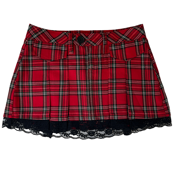 LEI PLAID MINI SKIRT